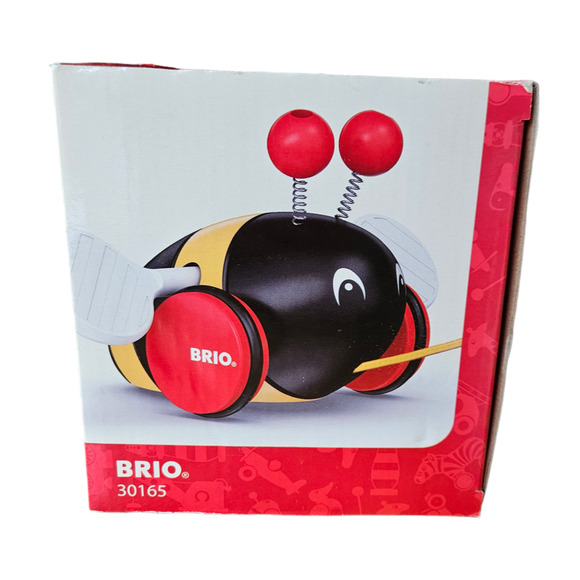 Brio Pull Along Bumblebee Toy Toddler Walking Toy - Picture 3 of 5